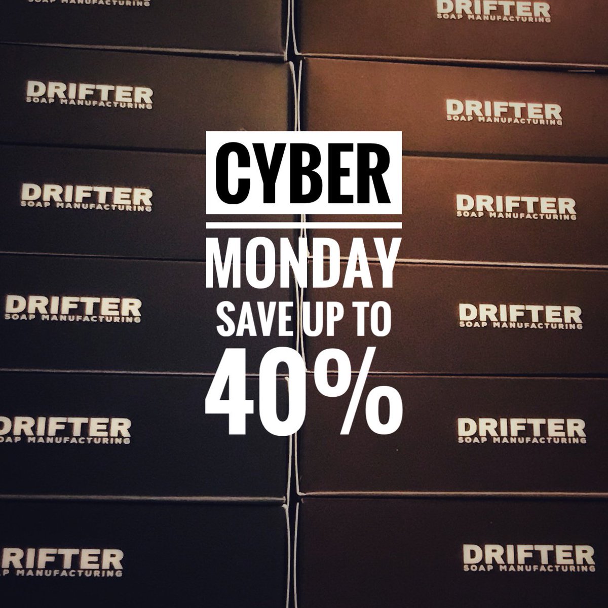 CraftandCask's tweet photo. Let’s Go! It's Cyber Monday - Save 40% on beard goods 10% on everything else —use code CYBERBEARD17 or BFCM17 https://t.co/hqNRZBZ1u2 #CyberMonday #CyberMonday2017 #driftersoaps #mensgrooming https://t.co/bpzcIBebXA