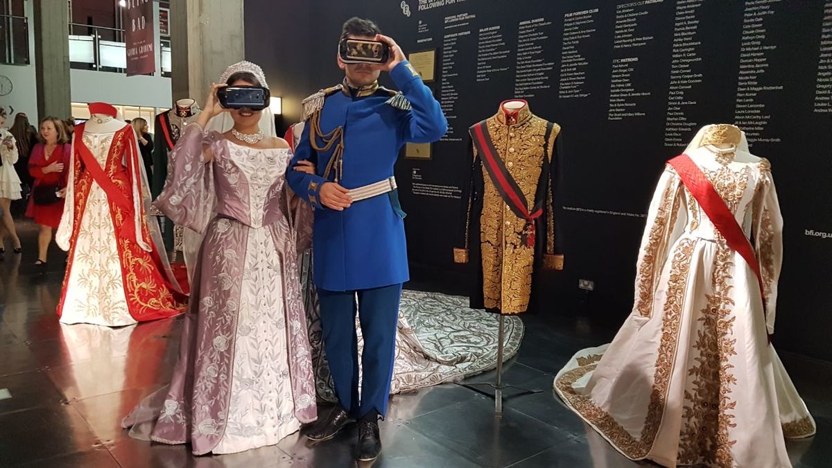 prosense_tv's tweet photo. Yesterday in London the U.K. premiere of Uchitel’s movie Matilda closed the program of the Russian Film Week. Visitors of Russian Film Week were able to admire the artworks of costumiers, who created more than  7000 costumes for the movie, with 360-tour, created by Prosense. https://t.co/SkcD2msZL7