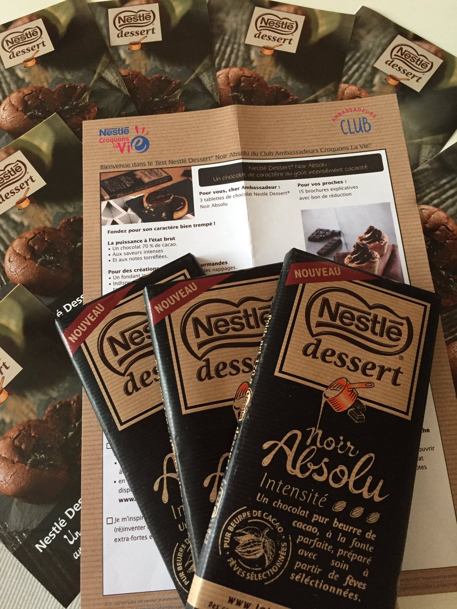 Lucamillou's tweet photo. Miam miam 🍫 #ambassadrice #croquonslavie #nestle https://t.co/QWKkHMschA