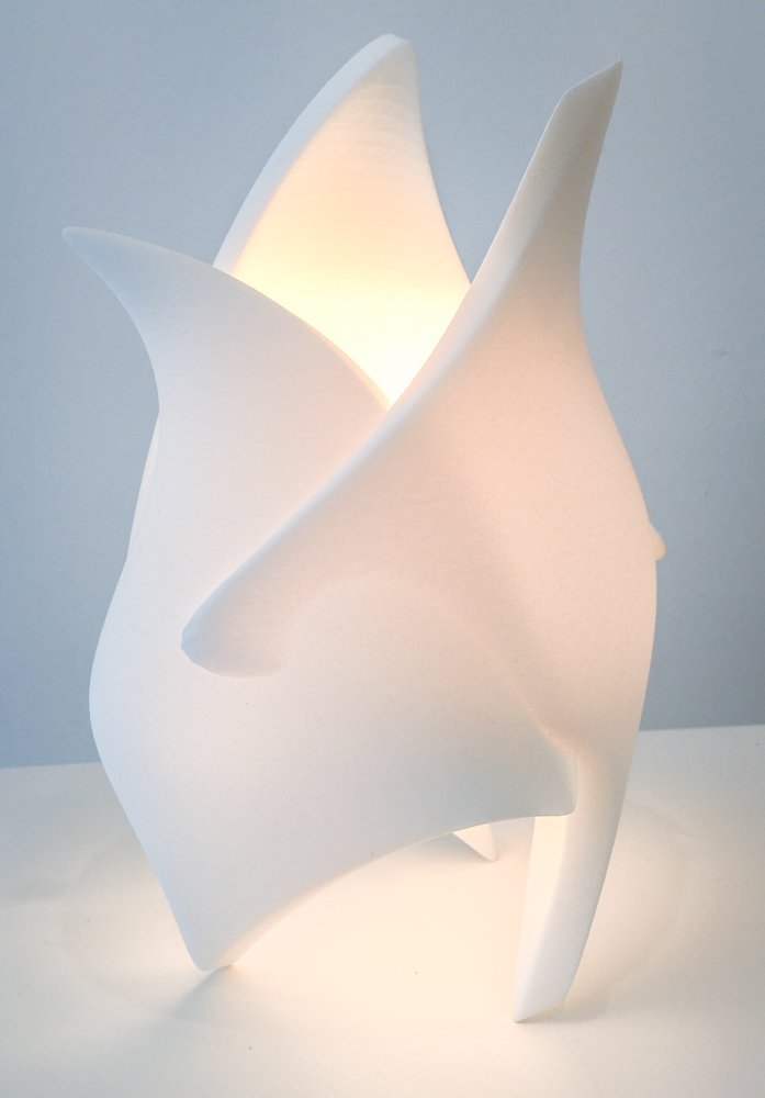 UIowaArt's tweet photo. 3D Design BFA student, Morgan Konchar, has beautiful works on display in gallery W540 Visual Arts Building thru Friday, 12/1. "HUGG. Lamp" 3D printed acrylic plastic.
https://t.co/YQHUsM0Iry
@ui3ddesign @UIowaCLAS @uiowa https://t.co/GvAF7MeSZQ