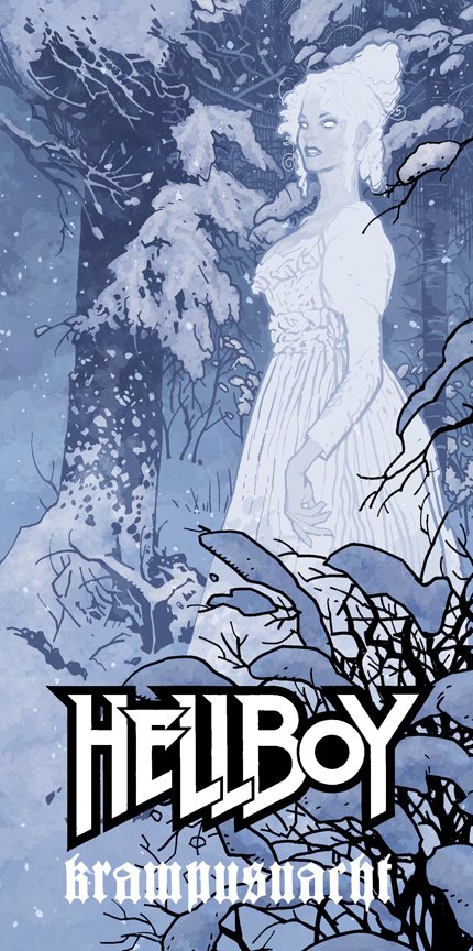 AH_AdamHughes's tweet photo. Today's your last day to ask your Local Comic Shop to pre-order HELLBOY: KRAMPUSNACHT, out on December 20th.  Story by @artofmmignola, art by @AH_AdamHughes 
There must always be ghost stories at Christmas. https://t.co/fsLibwsVHy