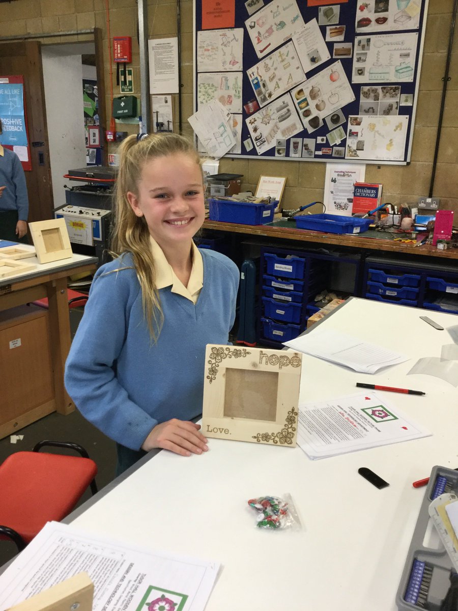 TudorHallSchool's tweet photo. The Todds have been using wood work tools, equipment and CAD/CAM to make their pine picture frames this term. They have done a great job! #THSYear7 #tudorgirlscan #THSDT https://t.co/qVMoGU0Hxg