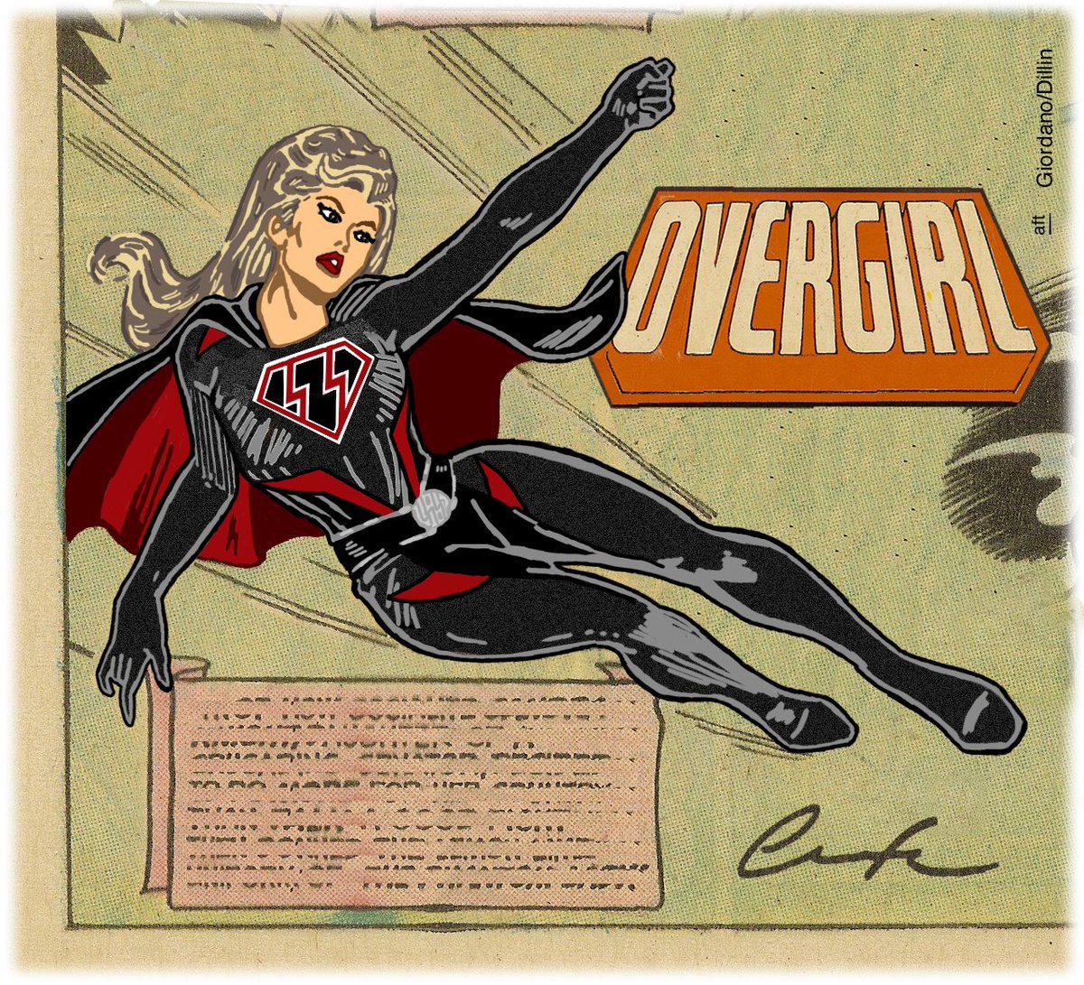 ChuckBrouilette's tweet photo. #Supergirl 2nite #Earth38 &amp; #Earth1 crossover kicks off #CrisisOnEarthX! #DCTV debuts an #alternateWorldSupergirl #Overgirl! She may be super but she’s not so nice • count on her to leave #OxBloodLipstick on your collar and bruises everywhere else! @TheCWSupergirl #Earth53 https://t.co/c9lIeJLT8Q