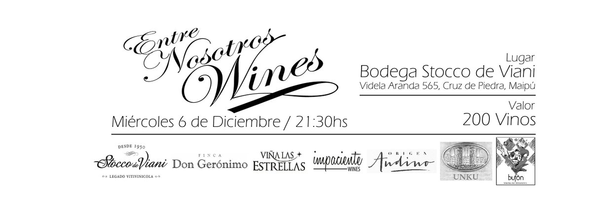 BodegaStocco's tweet photo. Próximo miércoles 6 de Diciembre, podrás degustar lo que no conoces !
#Miercoles #vino #mendoza @maipucunavino #maipu https://t.co/osdCJ22RlF