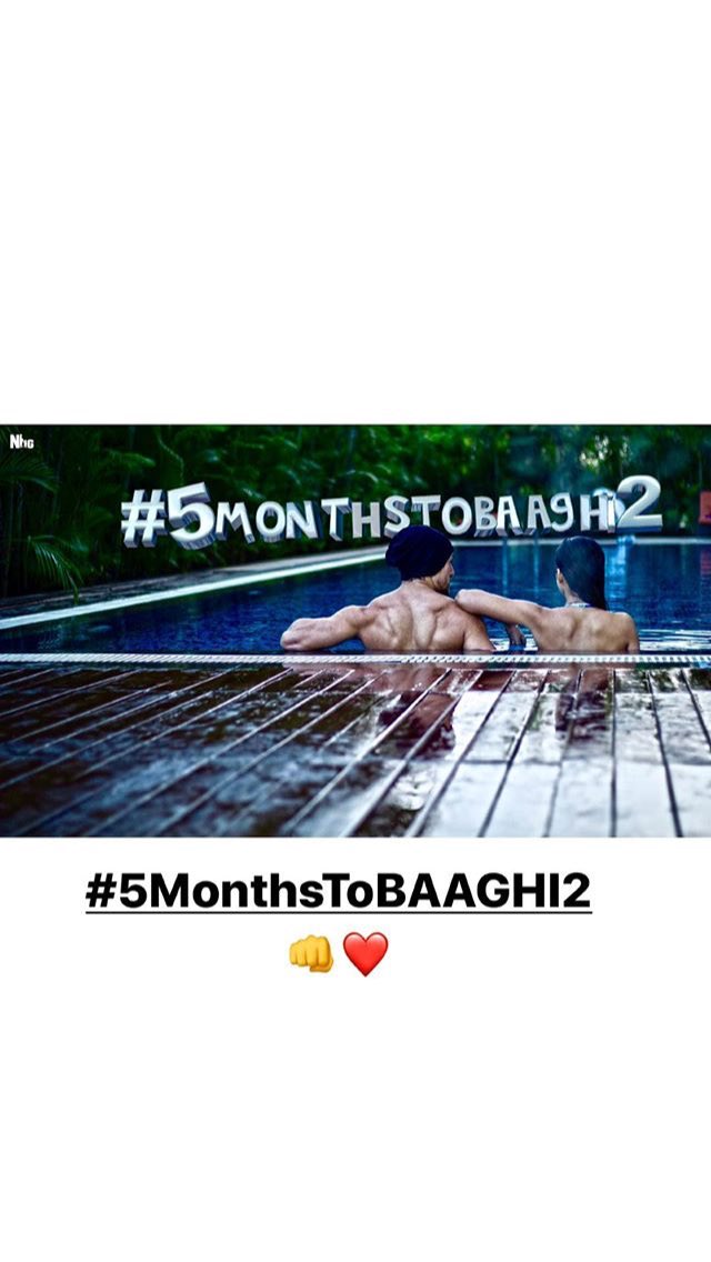tigershroffslay's tweet photo. Yay!!❤️️💃🏼can't wait for #baaghi2 
#5monthstobaaghi2 
@iTIGERSHROFF @TeamTIGERSHROFF @AyeshaShroff @NGEMovies @sabbir24x7 @DishPatani https://t.co/1MkwEwyrm6