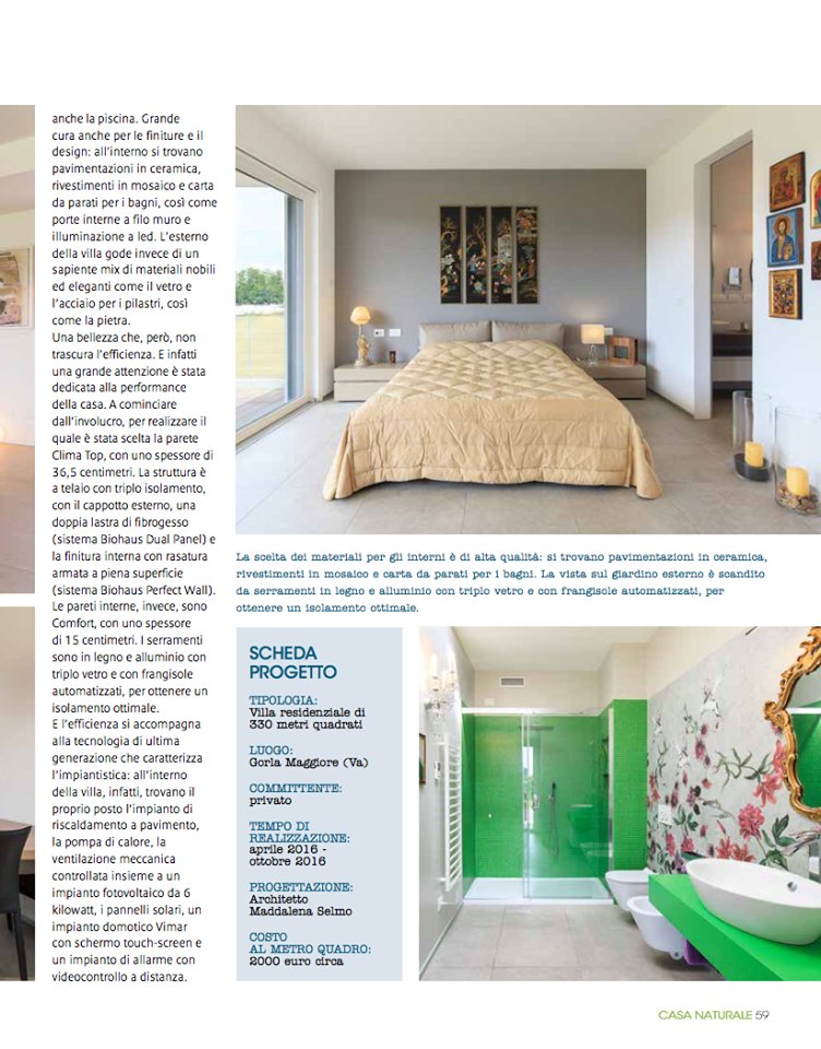BiohausUdine's tweet photo. Sul nuovo numero di #CasaNaturale si parla della nuova #Biohaus realizzata in provincia di #Varese 👇 #bioedilizia https://t.co/8Jj3440JpP