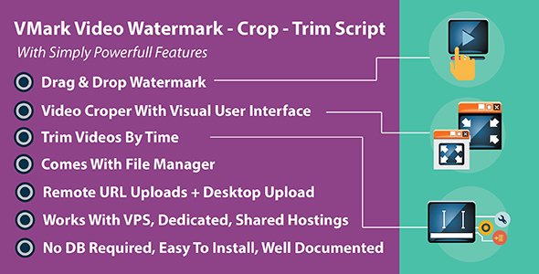 wonsterscript's tweet image. ThemeForest – VMark Video Watermark – Crop – Trim PHP Script –… wonsterscript.com/themeforest-vm… #PremiumScripts #draganddropwatermark #ffmpegscript