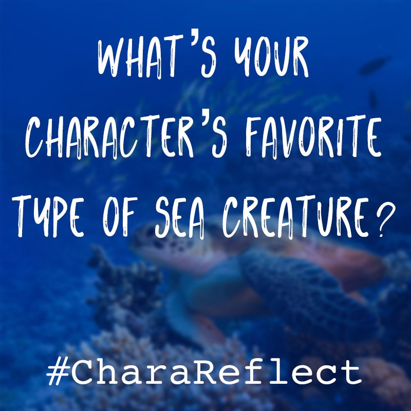 BookFishBooks's tweet photo. The theme for #CharaReflect on November 27th, 2017 is: "What's your character's favorite type of sea creature?"
Have a marvelous Monday! Don't forget to let us know all about your writing experiences with the tag #JustJots! https://t.co/MeeIjLWNLL