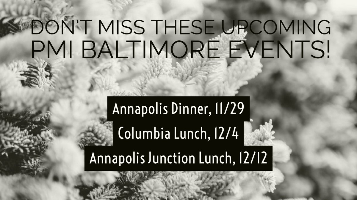 PMIBaltimore's tweet photo. https://t.co/ZyOaJzvkKd