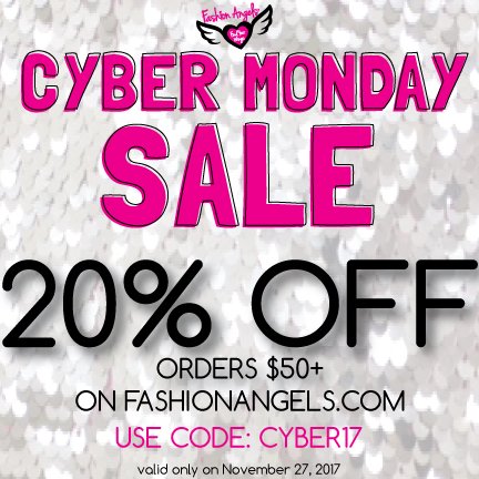 FashionAngels's tweet photo. #CyberMonday Shop https://t.co/AHR7N5Xb9C now with the coupon code and stock up for the holidays! Includes all #MagicSequin items! https://t.co/FImLCmw9H7