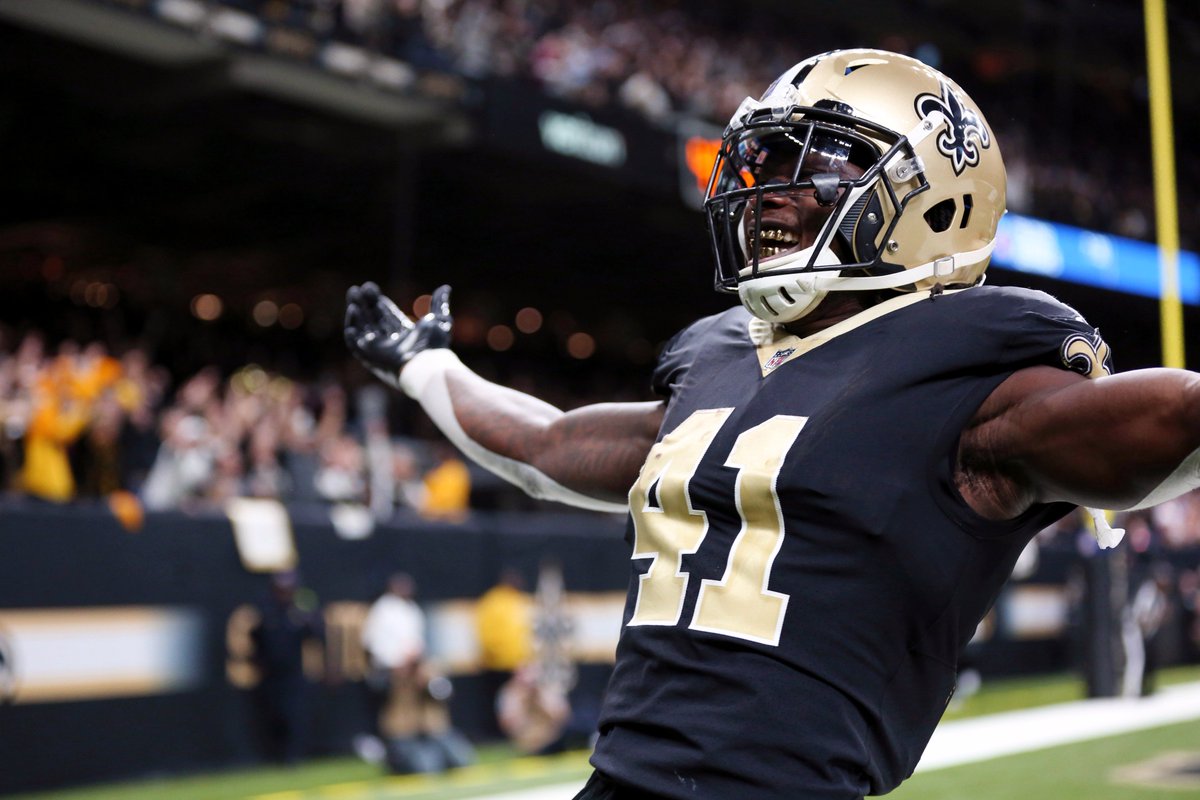 RLiuCBS's tweet photo. Alvin Kamara is the 3rd rookie in NFL history to have 500+ scrimmage yards, 3+ rushing TDs & 3+ receiving TDs in a calendar month.
The other 2 are in the Pro Football Hall of Fame:
Gale Sayers (Oct 1965)
Charley Taylor (Nov 1964) https://t.co/7NGsGF7kaY