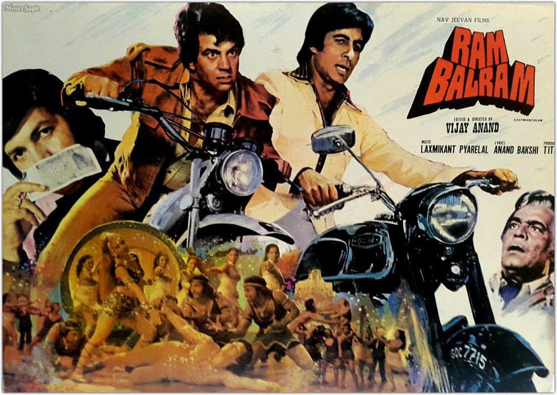 Moses Sapir on Twitter: "'Ram Balram' closing 37 Years @aapkadharam Dharmendra as &amp; Amitabh Bachchan as Balram @SrBachchan #37YearsOfRamBalram https://t.co/zePedQMwzB" / Twitter