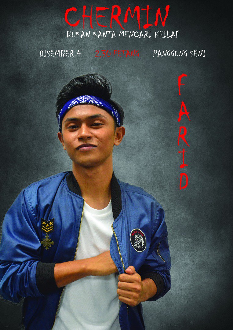PrasadaClub's tweet photo. ❗💥🎭Jangan lupa guys!!! Tiket masih ada!!! Nantikan kemunculan mereka dalam teater "CHERMIN".

Tarikh : 04/12/2017
Masa: 2.30 pm ( isnin )
Tempat : Panggung Seni UKM.
" Bukan Kanta Mencari Khilaf " 

#prasada #ktho #ukm #fester2k17 #chermin https://t.co/IpSXNKEvRp