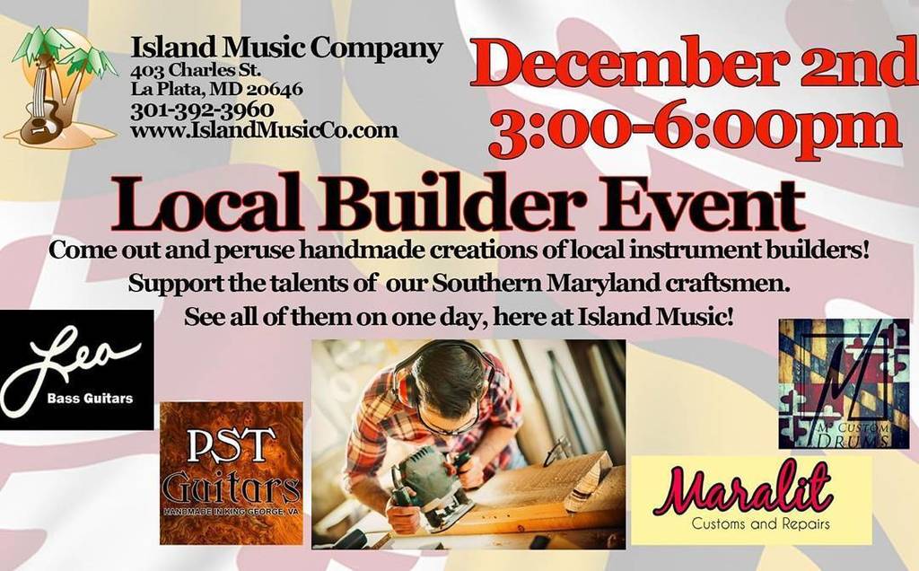 VVTamplifiers's tweet photo. Join us and all these other fine local manufacturers this Saturday at the Local Builder Event at @islandmusiccompany in La Plata MD! https://t.co/xT3arbZ51X https://t.co/dJrzAqoWnf