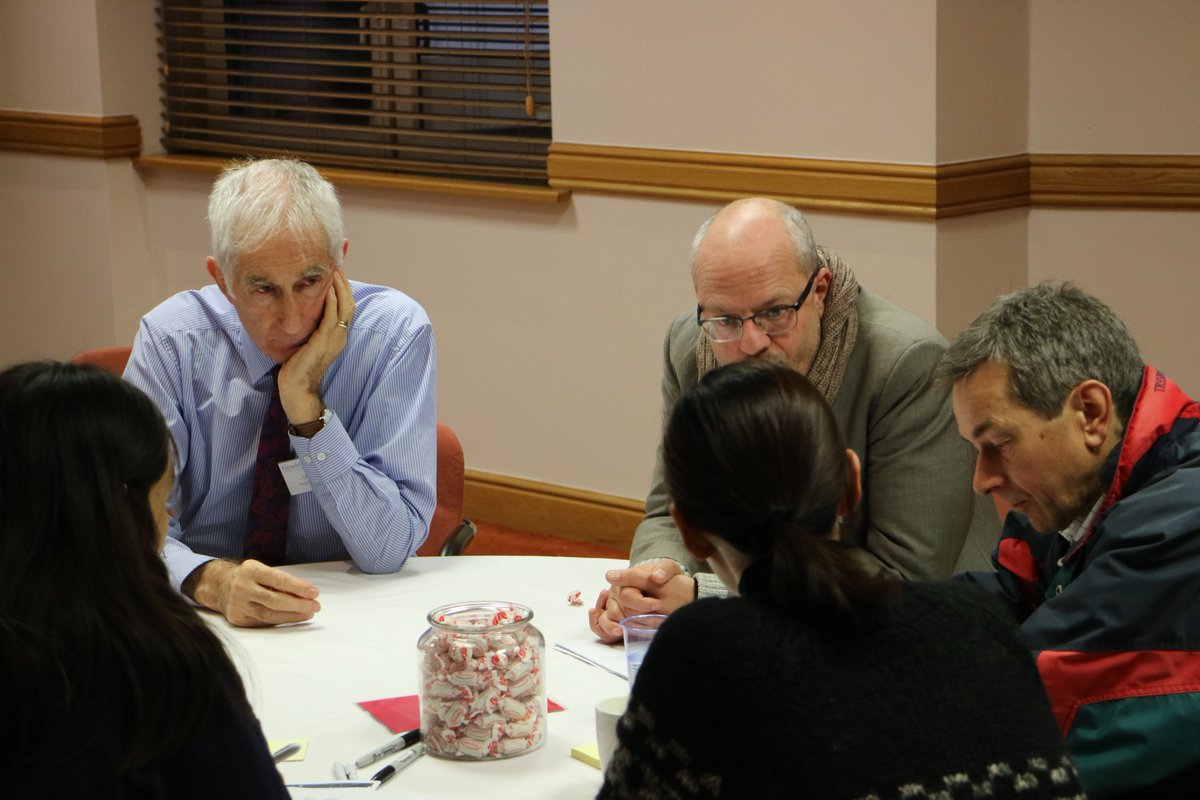 NewMindNetwork's tweet photo. Discussions at the latest @NewMindNetwork sandpit event have just got underway. Hoping to develop some interesting projects this afternoon. #mentalhealth #NewMindMH @NIHR_MindTech @EPSRC https://t.co/9OCYufEj3W
