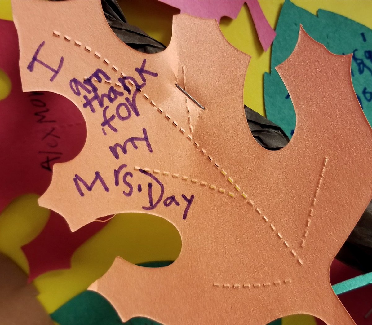 mcd51_'s tweet photo. Thankful tree for November. After reading the book "The Wall" by Eve Bunting, each student received a leaf and wrote what they are most thankful for. ❤📚
So happy to be back in the stacks!
#WeAreCV https://t.co/fSPWifiHZS