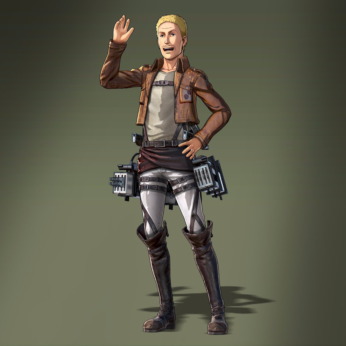 KoeiTecmoUS's tweet photo. #AttackOnTitan2 Hannes was a unit captain who was responsible for saving Mikasa and Eren #NewPlayableCharacter https://t.co/oqQRdgLwqQ