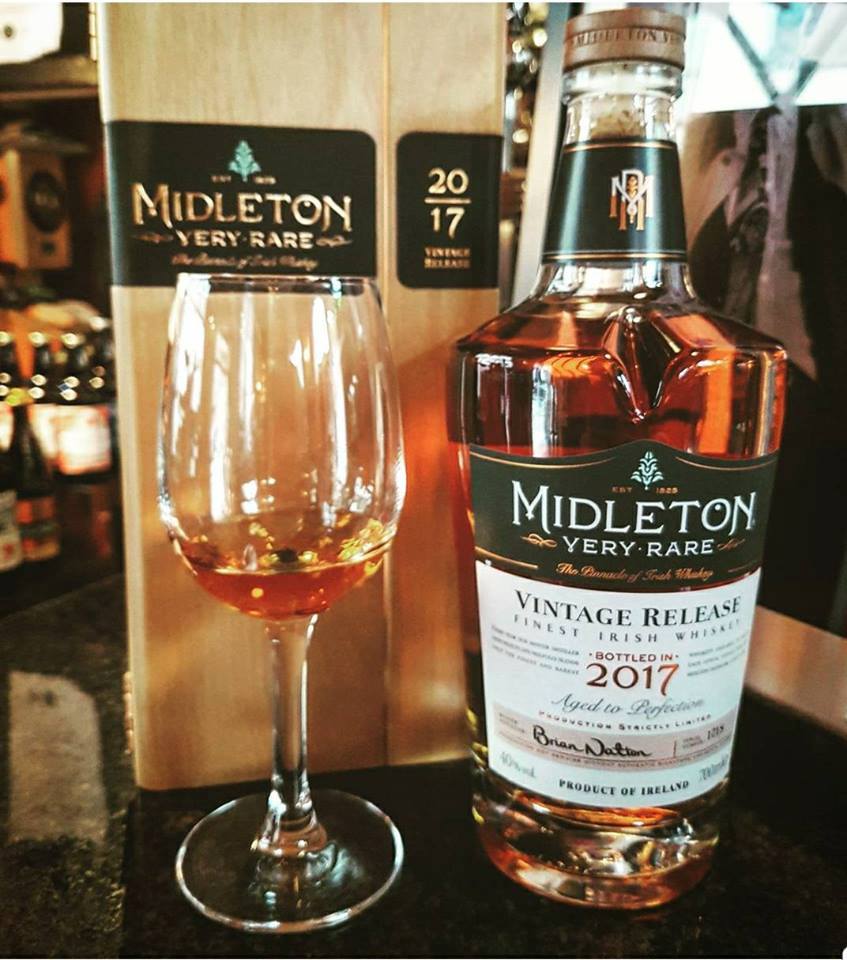 Look what we've spotted in the wild! Midleton Very Rare Vintage Release 2017 is now available in Bittles Bar​. Monday treat anyone?