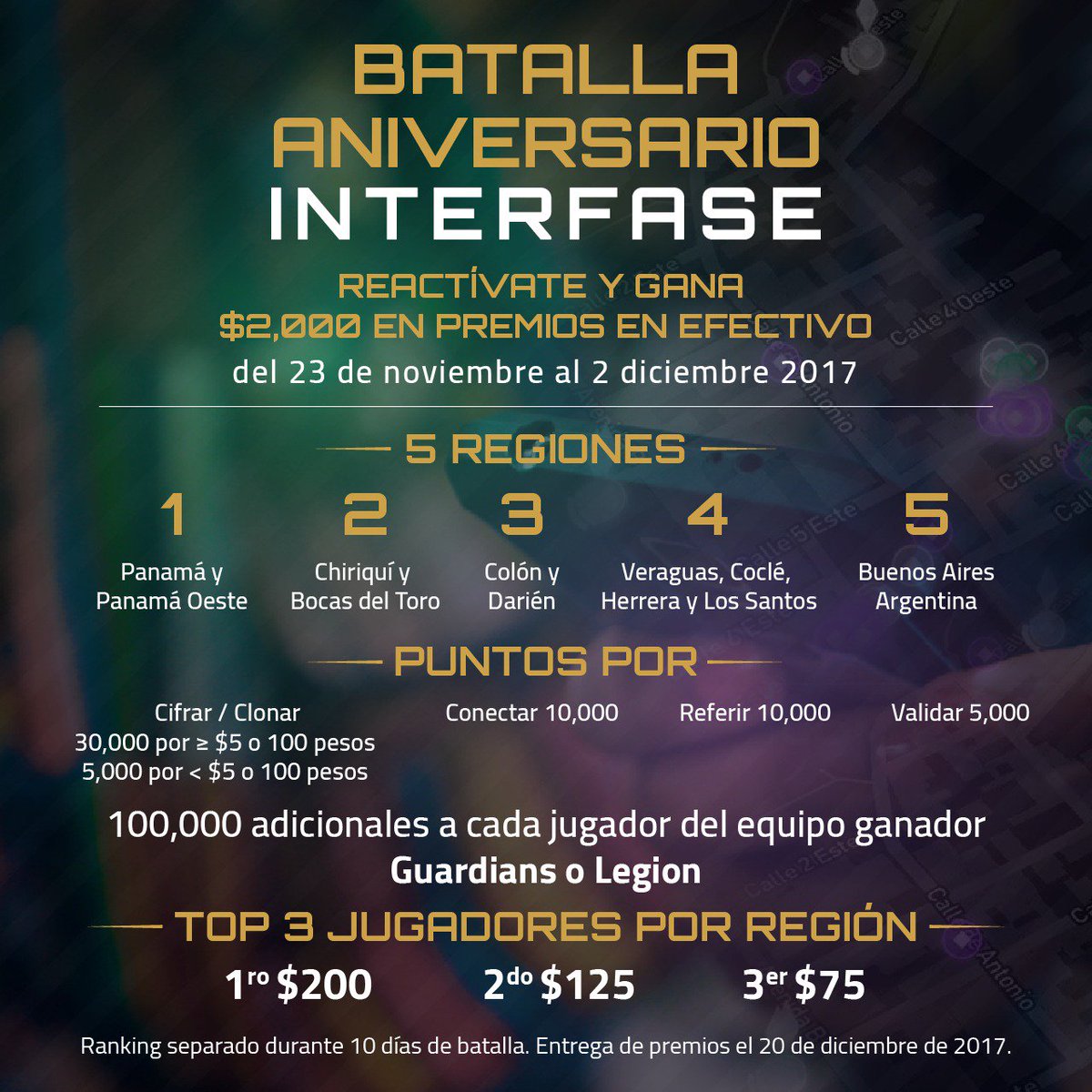 WisyAi_es's tweet photo. ยกLA BATALLA ESTร POR COMENZAR! $2,000.00 en premios en efectivo. #interfase #Panama #Argentina #Buenosaires #interfasegame #battle #faccion https://t.co/rfTdKjXaK0