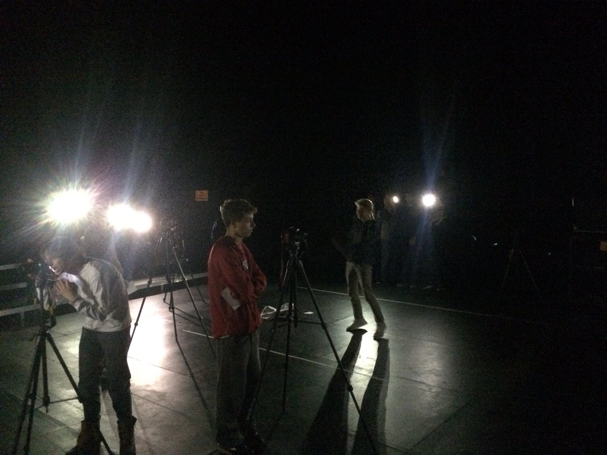 Light painting in the Black Box today! <a href="/YorktownPhoto/">YHS Photography</a>