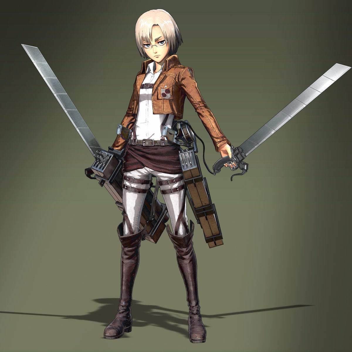 KoeiTecmoUS's tweet photo. #AttackOnTitan2 The final character reveal is Rico Brzenska. She was a team leader during the Recapture of Trost District mission and was the only survivor of the squads assigned to protect Eren Yeager #NewPlayableCharacter https://t.co/CP0nZ3am3O