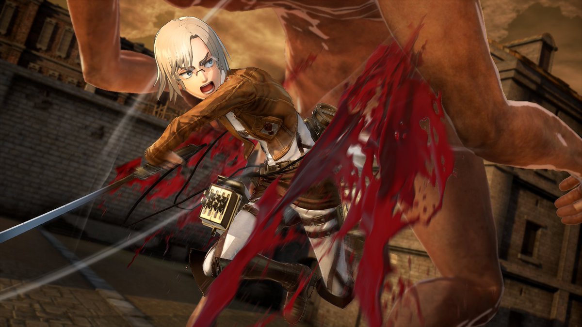 KoeiTecmoUS's tweet photo. #AttackOnTitan2 The final character reveal is Rico Brzenska. She was a team leader during the Recapture of Trost District mission and was the only survivor of the squads assigned to protect Eren Yeager #NewPlayableCharacter https://t.co/CP0nZ3am3O
