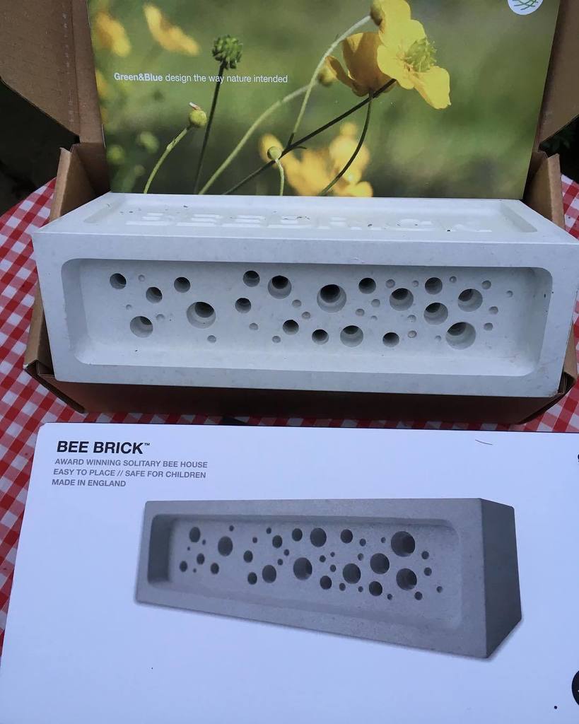 kgimson's tweet photo. Thank you @greenandblueuk for sending me a bee brick to try out. What a genius idea for saving #bees. More on blog at https://t.co/TndGtmPYPG #instagram #instagood #nature #gardenwriter https://t.co/jKHsg3oUiC https://t.co/JYgGn20deK
