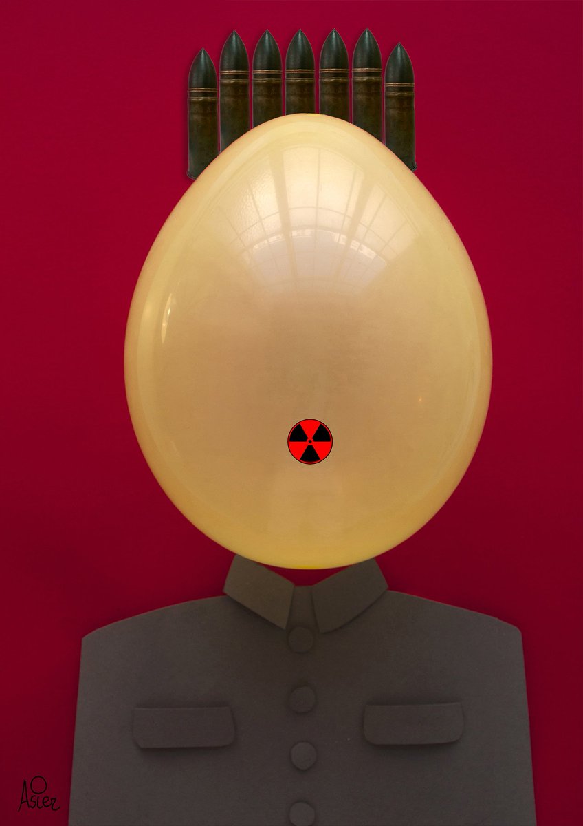 asiersanznieto's tweet photo. La 29 Biennale Internazionale dell'Umorismo nell'Arte me ha galardonado con el primer premio Luigi Mari en la sección de caricatura con este collage se #KimJongUn #Biumor #Tolentino
Grazie mille https://t.co/zrnb373YBi
