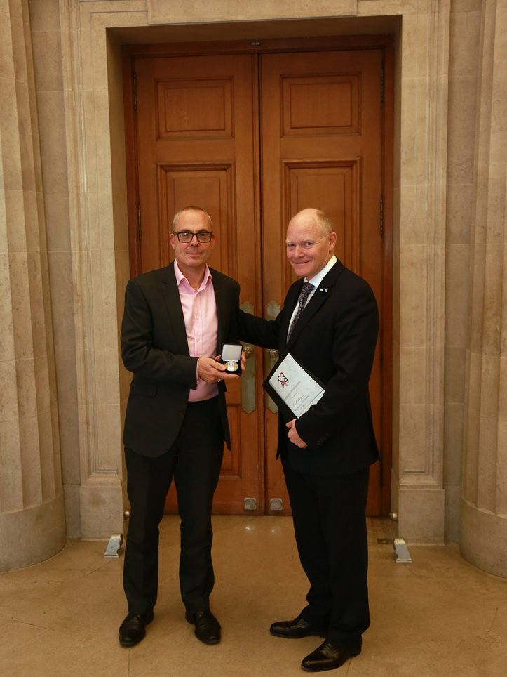 bankofengland's tweet photo. Congratulations to our CISO, Professor Buck Rogers, who has been awarded a fellowship by the Council for Registered Ethical Security Testers in recognition of his contribution to the information security industry. @CRESTadvocate https://t.co/zcWaDpQMn6