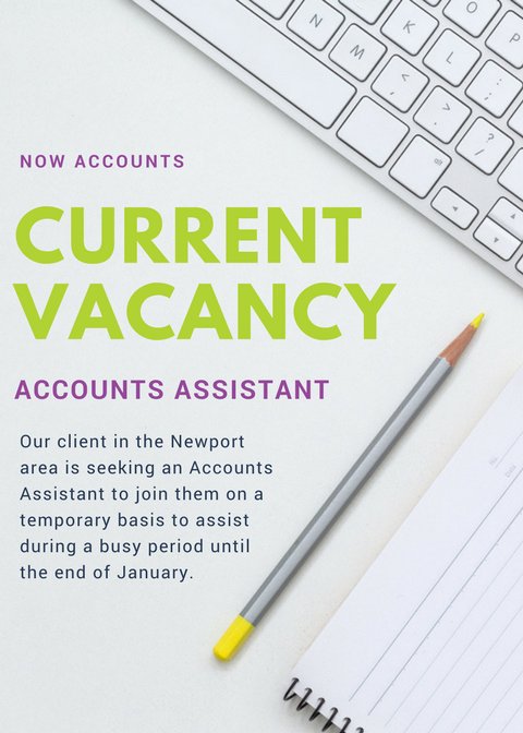 NowAccounts's tweet photo. Our client is looking for somebody who has sufficient practical experience so that they can prepare accounts to draft stage right from day 1 and assist during the busy period ahead.
Find out more:https://t.co/LQroNps4vr #NowAccounts #AccountingJobs #Cardiff https://t.co/WHJKZvZQcl