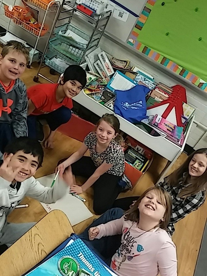 MrsBranby's tweet photo. Code Blue starts today! These "doctors" are naming their clinics and designing their logos! #teamwork #STEM #simulation #sunsetRPS https://t.co/OIj9M0Tdc9