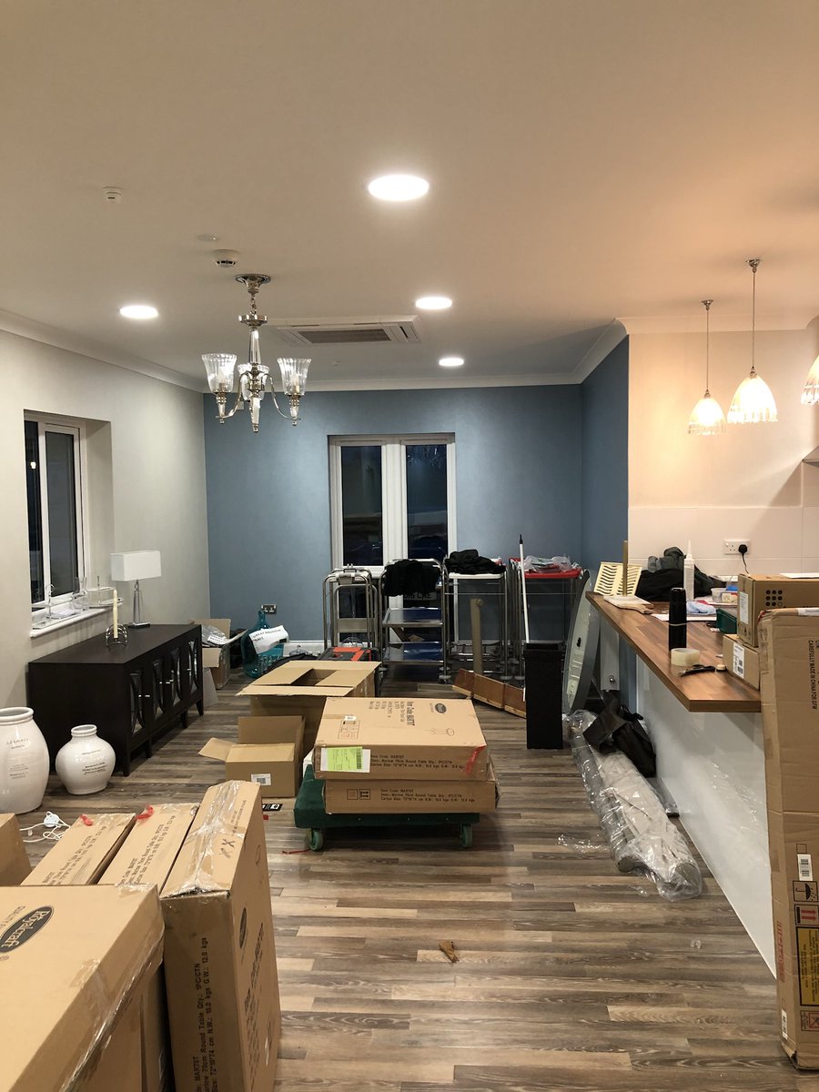 GJHC_'s tweet photo. The whole team are in Great Baddow over the next few weeks, working on the fit-out at a 64-bed new build for #baycroft #Chelmsford #interiordesign #luxurycare #GJHC https://t.co/U3ZyBZzP24