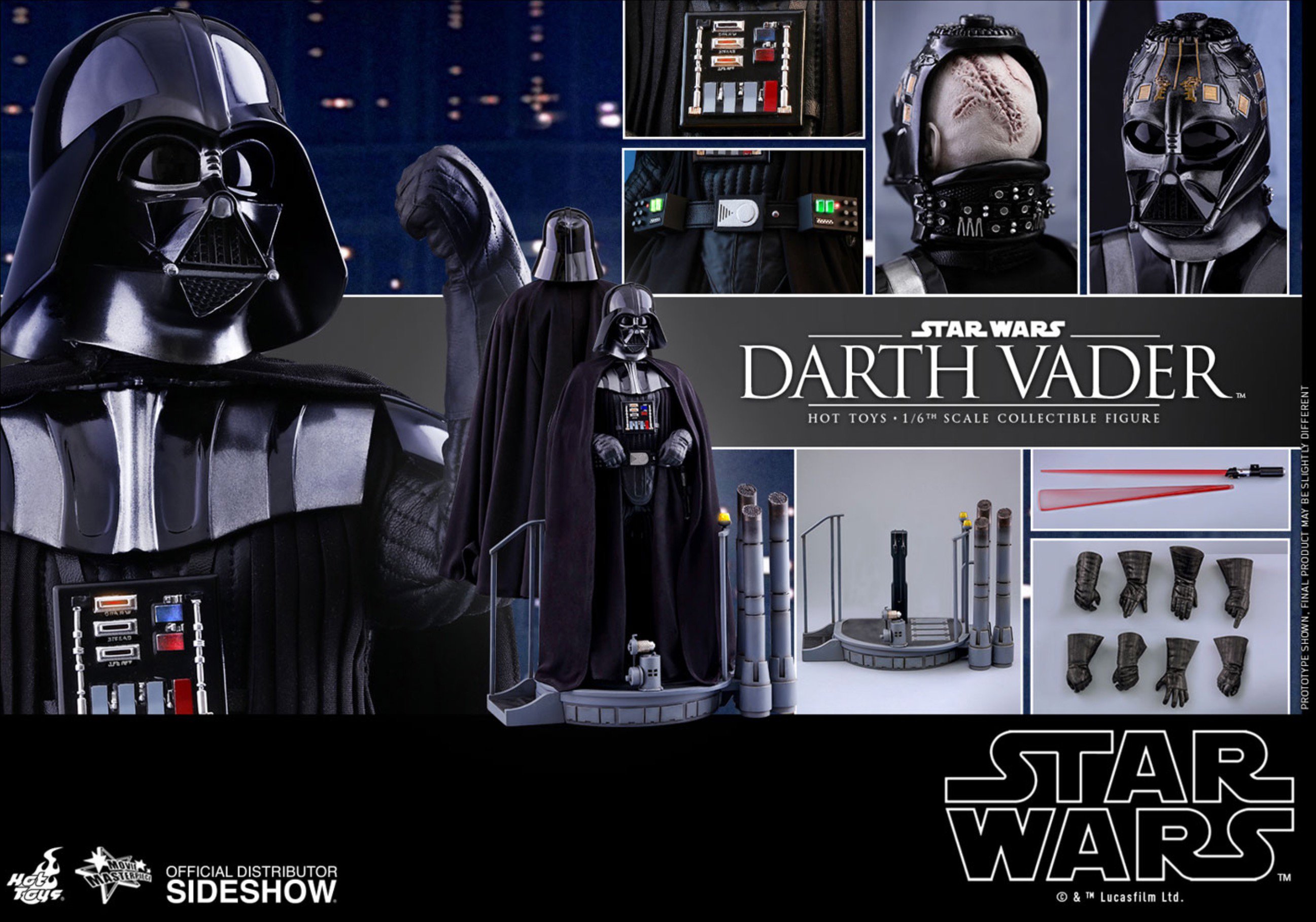 Darth Vader Sixth Scale Figure by Hot Toys