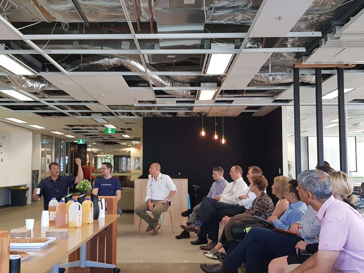 anitabaccam's tweet photo. @marcussegal "Make your product medicine, not vitamins" at @cityofsydney 's Visiting Entrepreneur Program here @stoneandchalk https://t.co/AmzjuHuECc