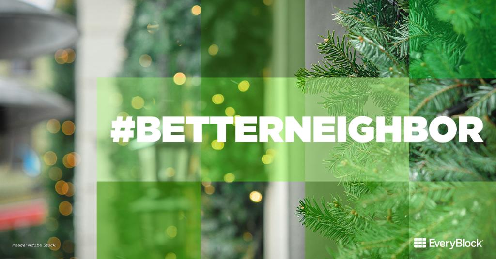EveryBlock's tweet image. Make your neighborhood shine brighter this holiday season with EveryBlock's "Neighborhood Improvement" feature. Join for free at comca.st/2AbpWCs.