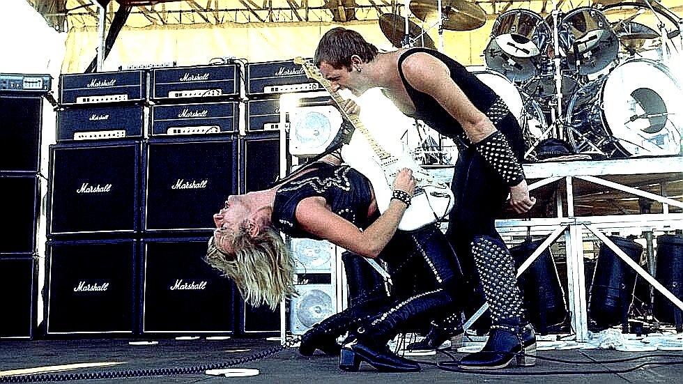 RisingRockEMP's tweet photo. - JUDAS PRIEST - 
Steel from Birmingham.
KK Downing /Rob Halford
#HeavyMetal #judaspriest https://t.co/MftVRyiEJm