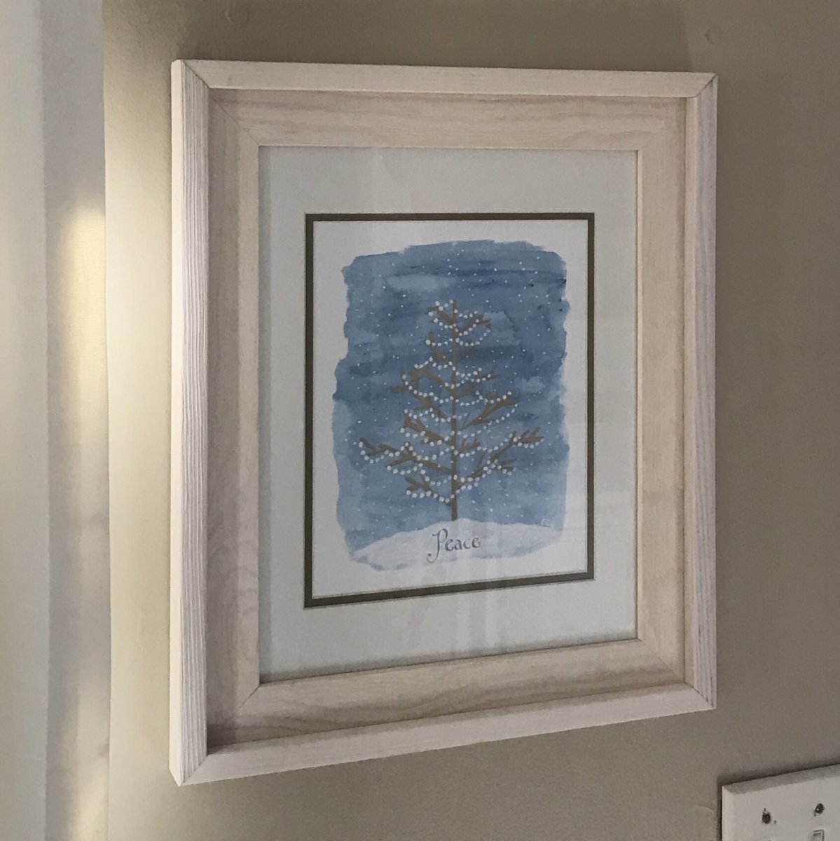 Melissa Mullen (@mmpstudio) on Twitter photo The first holiday season decoration is up. Will I do more this year? 🤔 Art work by <a href="/elscards/">Ellen Braley</a> 💟☮️ The first holiday season decoration is up. Will I do more this year? 🤔 Art work by <a href="/elscards/">Ellen Braley</a> 💟☮️