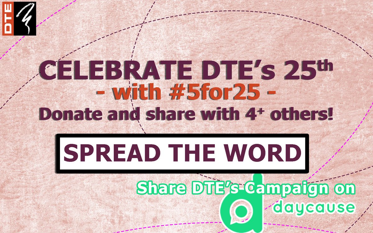 HookArtsMedia's tweet photo. Already donated for the upcoming #GivingTuesday? You can still support DTE by sharing our #daycause campaign!
https://t.co/jVzlf1Epp5 https://t.co/RVLSTPSYRU