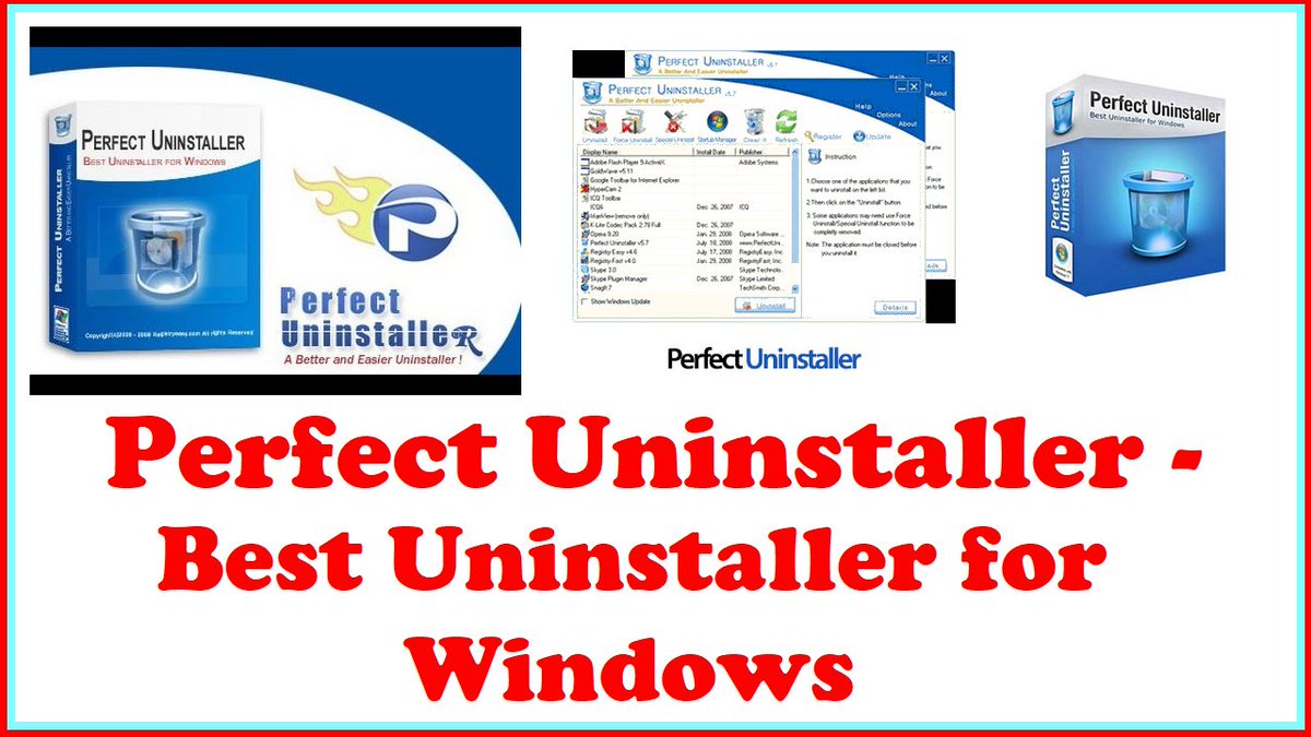 worldofvikram's tweet image. Download Perfect Uninstaller, the BEST Uninstaller for @Windows here - bit.ly/PerrfectUninst…

#Windows #PC #Uninstall #Adobe #Microsoft #Antivirus #Registry #Remove #Program #Software #Clean
