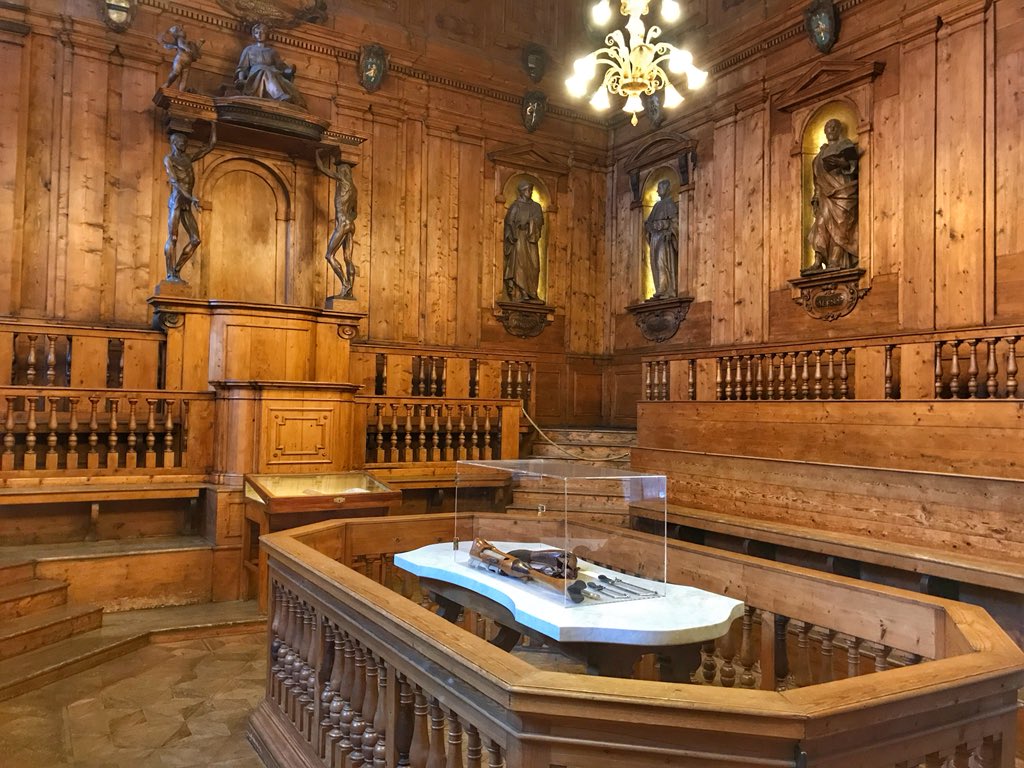 ctinemd's tweet photo. .@atobiamd got to visit the Anatomical theatre at University of Bologna, Europe’s oldest university. #medicine #medicalschool #medicaleducation #Hippocrates #psycation #rwjms https://t.co/SOXPG6d97l