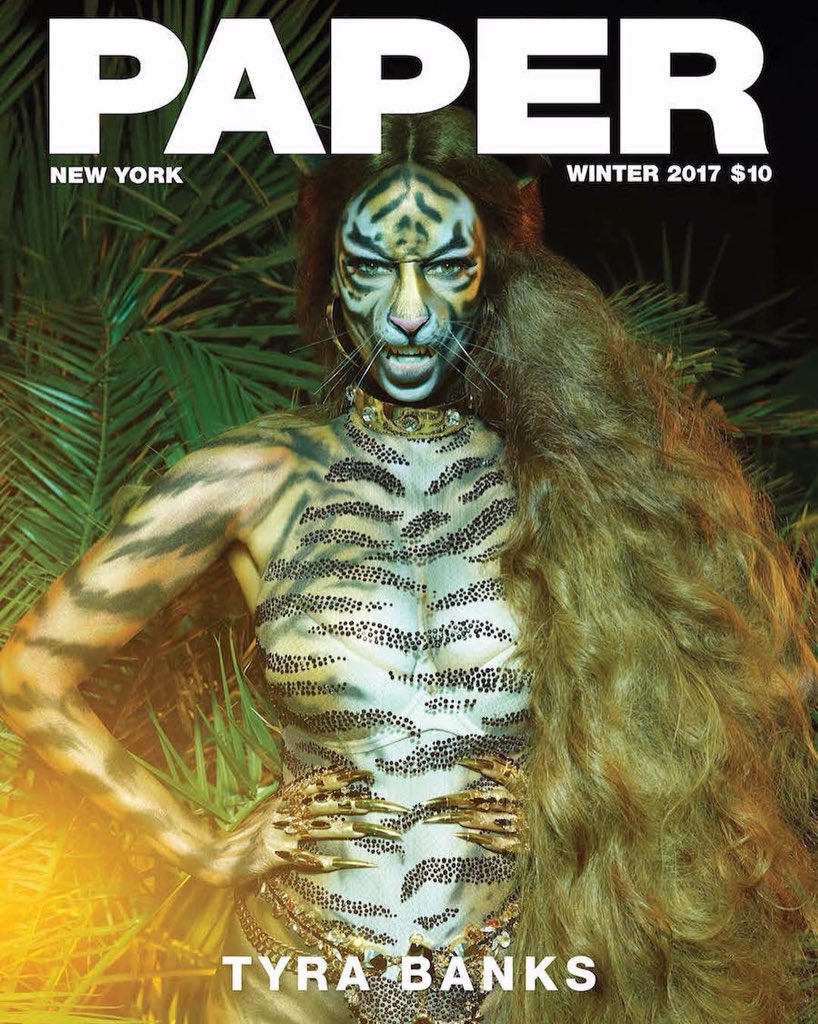 aVeryRichBish's tweet photo. Tyra Banks was NOT playing with this Paper Magazine photoshoot https://t.co/47DR7s3i0Q