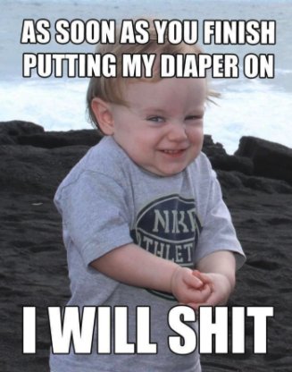 RoachComic's tweet photo. Babies are 100% aware, and think exactly like this. #ChrisRoach #StandUpComedy #MoreMott #KevinCanWait https://t.co/1cpi59Gqcq
