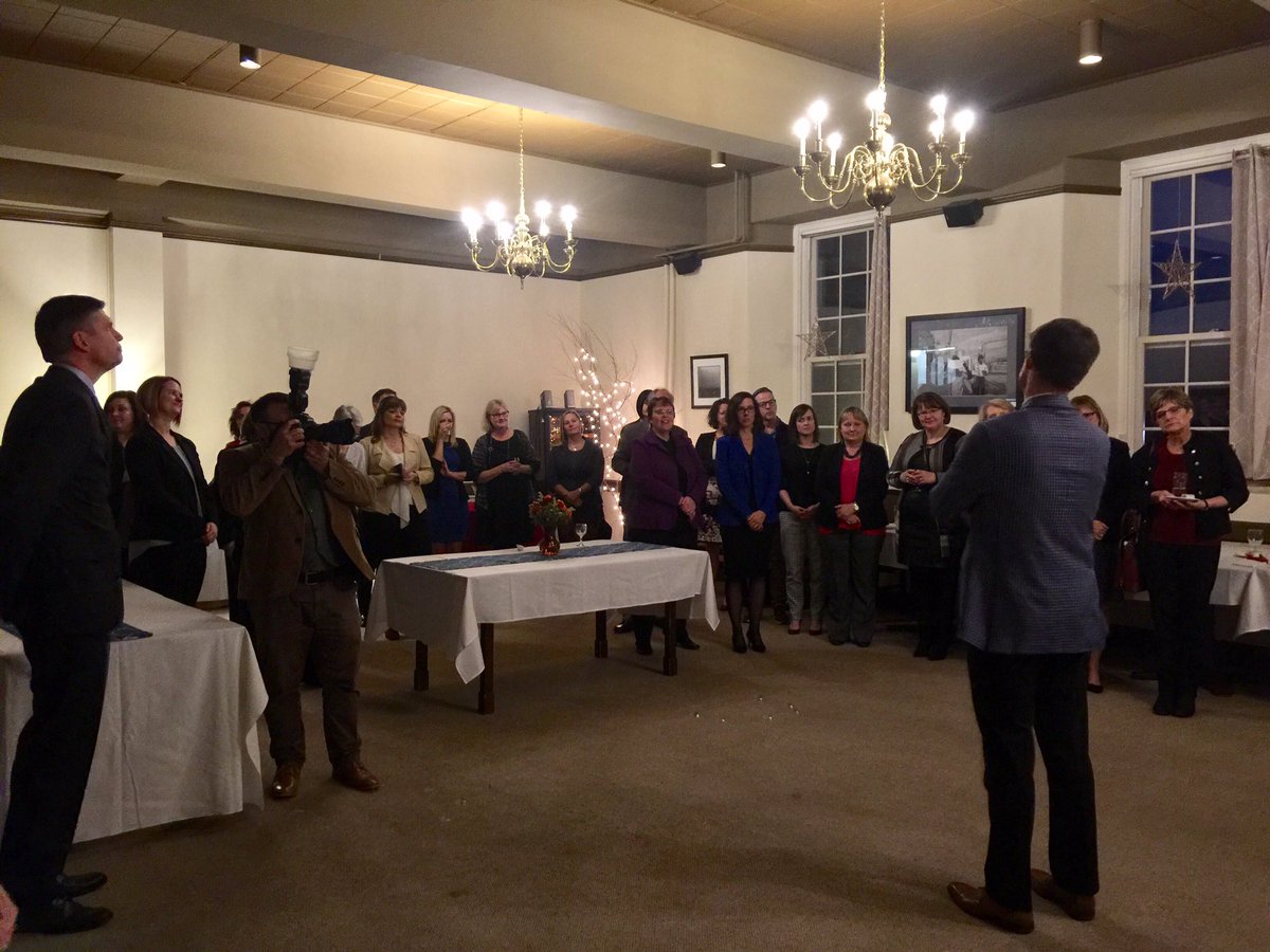 The Dean of the Faculty of Management, <a href="/scharleb/">Stephan Charlebois</a>, congratulates the <a href="/ShannexInc/">Shannex</a> graduates on their success! #ExecEd <a href="/DalManagement/">Management Faculty</a>