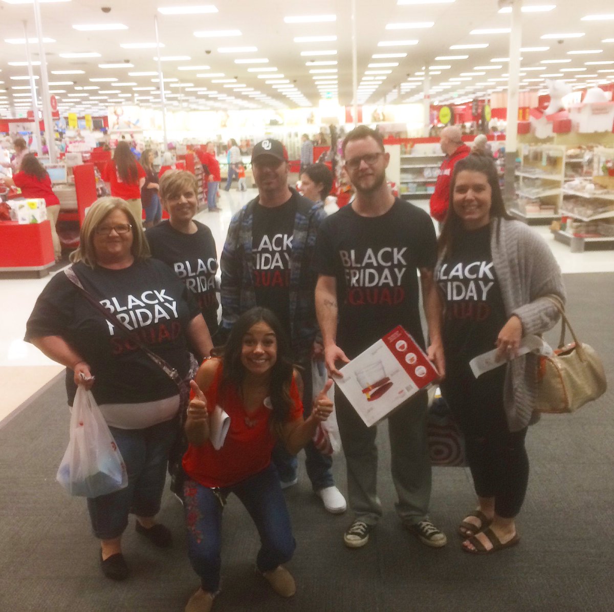 I'm so happy to have loyal guests like these to make Black Friday so fun!! #BlackFridaySquad <a href="/Target/">Target</a> @Lawwible