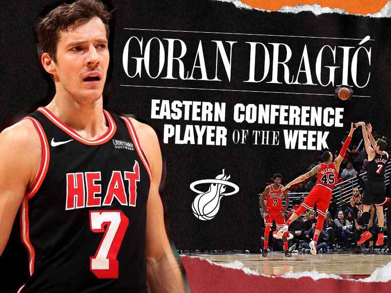 Congrats again, @Goran_Dragic! 🐲  #HEATCulture https://t.co/zcuXGo8ssN