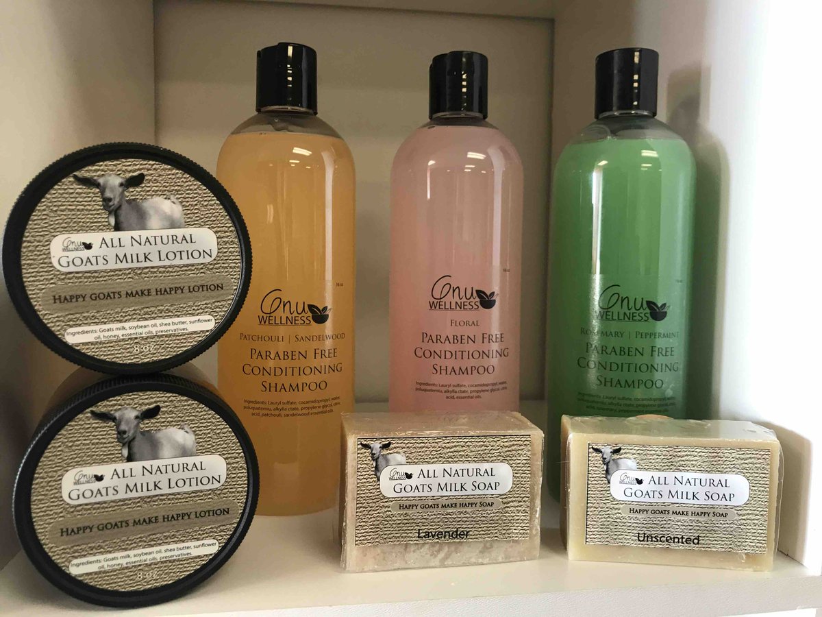 GnuWellness's tweet photo. Love goats? Try our new line of goat milk soap, lotion, and shampoo!
#goat #soap #lotion #newproduct #gnuwellness #claremore #scented #natural #lovely https://t.co/TbhW69XgM9