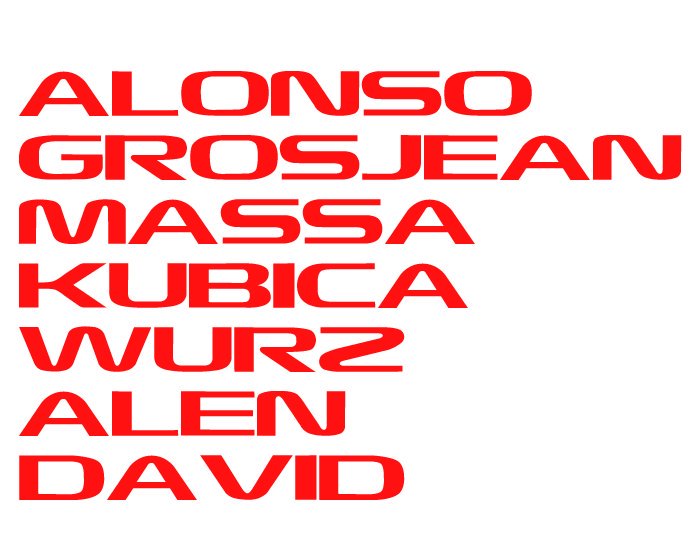 Can we get the fonts for the new designs? : formula1 from pbs.twimg.com. 