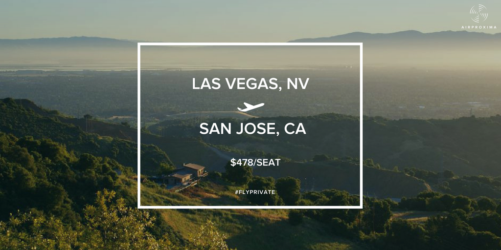 Heading to Silicon Valley this week? Get there in style and #FlyPrivate to San Jose for $478 / seat! BOOK 👉  bit.ly/2na96yX