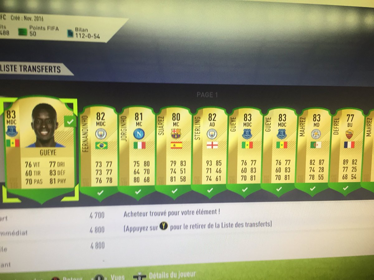 MaxLCT__'s tweet photo. Hey on vend pas mal nous ! #futtrader #fut18 #techmilli https://t.co/0PttqEMt5b
