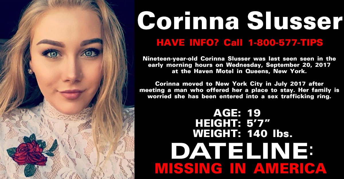 Dateline Nbc On Twitter Nineteen Year Old Corinna